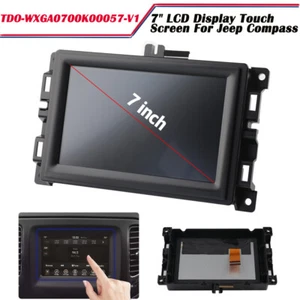 Pantalla Táctil LCD de 7" para JEEP Compass Uconnect Navigation Radio 2017-2020 - Imagen 1 de 11