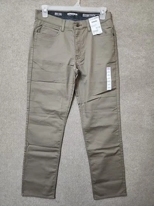 Sonoma Everyday All Day Pants Mens 32x32 Taupe Straight Fit Flexwear Waist NEW - Picture 1 of 11