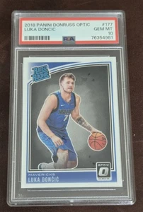 Luka Doncic ROOKIE 2018-19 Donruss Optic RATED ROOKIE RC #177 PSA 10 GEM MINT - Picture 1 of 2