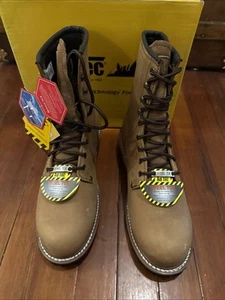 AdTec Herren 9" Logger Stahlkappe Crazy Horse Leder Stiefel 1740 - Neu - Größe 10,5 - Bild 1 von 8