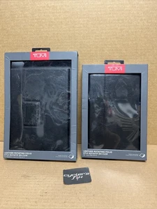 Posten Neu TUMI Leder drehbare Folio Hülle iPad Mini 9,5" & Neu Verschiedenes Tumi Case Air - Bild 1 von 24
