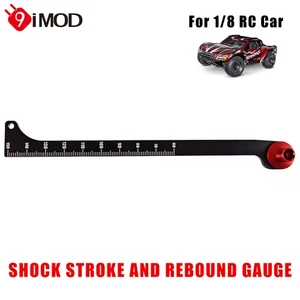 Shock Stroke and Rebound Gauge Suspension Length Ruler 60-150mm for 1/8 RC Car - Picture 1 of 13