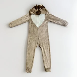 Disney Frozen 2 Sven Fleece Bodysuit Costume Pajamas - Used Good Small - Picture 1 of 5