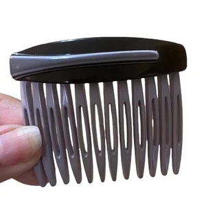 1980’s Carita France Hair Comb, Lavender & Black - Picture 1 of 4