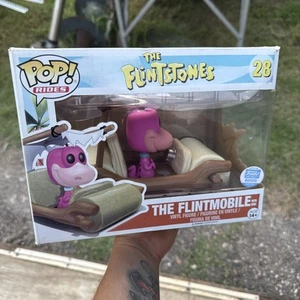 Funko Pop! Rides: The Flintstones - The Flintmobile with Dino #28 (6000 pc) - Picture 1 of 4