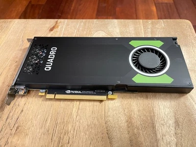 NVIDIA VCQP4000-PB Quadro 256 Bit 8 GB GDDR5 Single Slot Graphics Card - Image 1 of 3