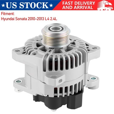 Genuine Alternator 110Amp For 2010-2013 Hyundai Sonata L4 2.4L 37300-2G400/11491 — 第 1/4 张图片