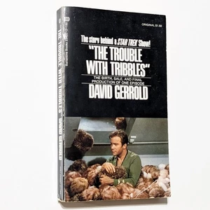 The Trouble With Tribbles Vintage Star Trek Paperback Book First Edition 1973 PB - Picture 1 of 6