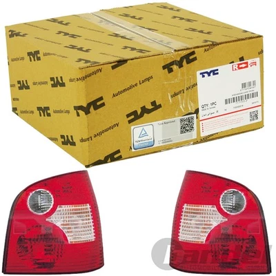 2x TYC HECKLEUCHTE RÜCKLEUCHTE LINKS/RECHTS passend für VW POLO 9N 9A 1.2-1.9 - Bild 1 von 2