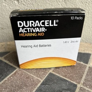 Fresh Lot Of 60 Duracell Activair Hearing Aid Batteries Size 13 - Picture 1 of 7