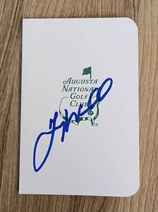Gary Woodland Signed Masters Scorecard Augusta National Golf Club PGA RAD - Picture 1 of 3