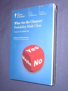 Teaching Co Great Courses DVDs    WHAT ARE THE CHANCES ?  Probability Made Clear - Picture 1 of 1