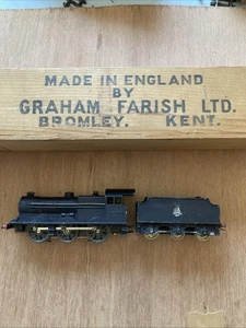 Graham Farish Formo Loco And Tender 3 Rail In Wooden Box - Picture 1 of 12