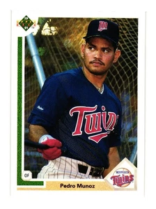 1991 Upper Deck #432 Pedro Muñoz Minnesota Twins - Imagen 1 de 2