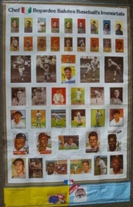 1983 CHEF BOYARDEE SALUTES BASEBALL'S IMMORTALS - Picture 1 of 6