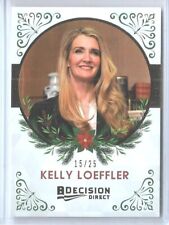 RARE 2020 DECISION KELLY LOEFFLER "GOLD FOIL" HOLIDAY PARALLEL CARD #29 ~ /25