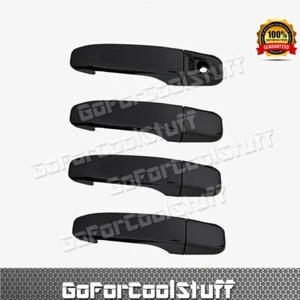 Cubierta de manija de 4 puertas negra para GMC CANYON 2020 2021 22 Chevrole Colorado con PK - Imagen 1 de 1