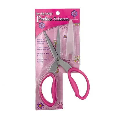 Karen Kay Buckley's Perfect Scissors 7-1/2" Straight Blade Multi-Purpose Pink! - Image 1 of 3