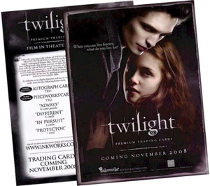 Twilight (Saga) Movie - Promotional Sell Sheet - Inkworks 2008 - Picture 1 of 4