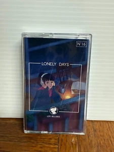 Lofi Girl Lonely Days Cassette Tape Blue Shell Limited Numbered /300 - Picture 1 of 7