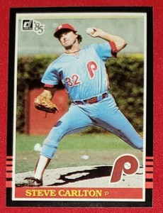 1985 DONRUSS #305 STEVE CARLTON PHILADELPHIA PHILLIES  NM-MT+ or BETTER HOF!