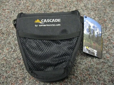 NOS Camera Bag by Cameraworld.com Cascade Shasta top load TLZ-1 black - Image 1 of 3