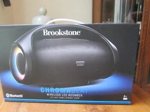 Sistema de Sonido, Brookstones Chromabeat Inalámbrico LED Sonido Luces Reactivas NUEVO - Imagen 1 de 3