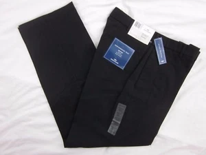 NEU $ 48 Dockers schwarz Performance flache Vorderseite lockere Passform permanente Falte 32x32 - Bild 1 von 11