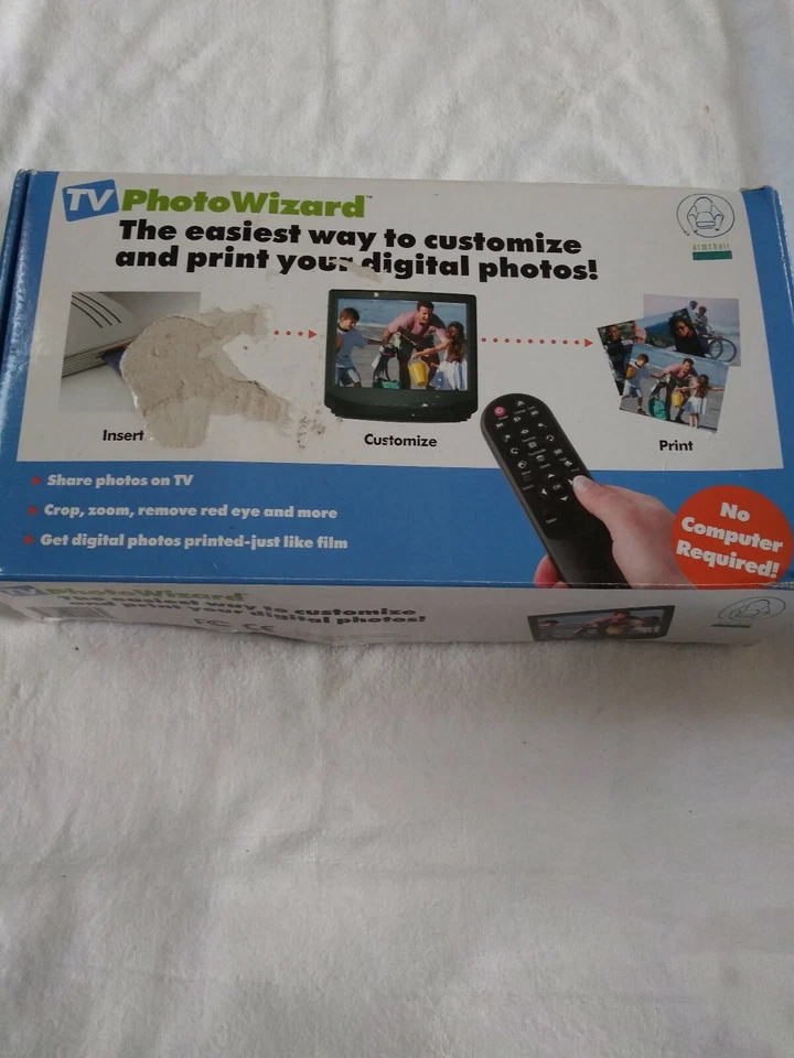TV photo wizard Customize and print your digital photos. No computer required.  - Image 1 of 4
