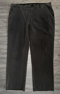 Travis Mathew Pants Golf Performance Gray Blue Striped Men's 36 - Picture 1 of 20