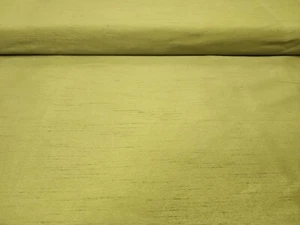Satin  Apparel Fabric Green Dupioni Style Special Occasion   By the Yard - Picture 1 of 1