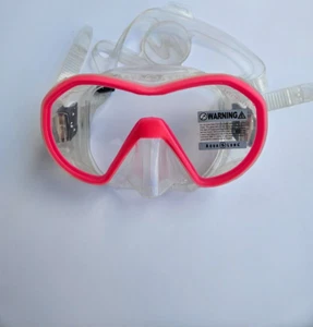 Máscara de buceo panorámica transparente rosa Aqualung Plazma - Imagen 1 de 3