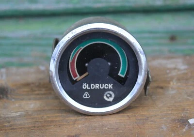 ÖLDRUCK OIL PRESSURE GAUGE EAST GERMANY DDR TATRA IFA W50 ZT300 T174 ROBUR RARE - Image 1 of 4