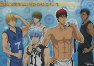poster plastica Kuroko no basuke basket anime Kagami Aomine Kise Ryota - Foto 1 di 2