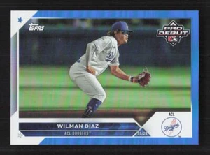Wilman Diaz SN 2023 Topps Pro Debut /150 Blue ACL Dodgers #PD-22 - Picture 1 of 2