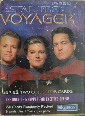 Star Trek Voyager Series Two Collector Cards Complete Set - Image 1 of 3