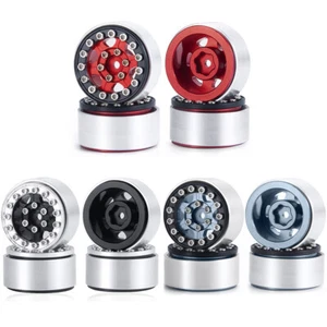 4X/set 1" Beadlock Wheels Rims for All 1:24 Scale Axial SCX24 Deadbolt RC Car - Picture 1 of 27