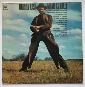 Johnny Cash - Mean As Hell! (Ballads From The True West) - 1966 - Vinyl LP Mono - Picture 1 of 3