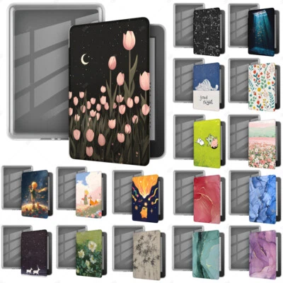 For 6.8" Amazon Kindle Paperwhite 11th Gen 2021 Smart Leather Case TPU Cover - Image 1 of 4
