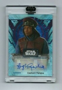 2022 Star Wars Signature Series autograph A-HQ Hugh Quarshie 50/50