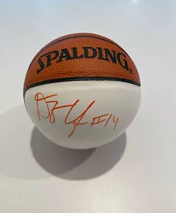 Miami Heat Daequan Cook Signed Mini Basketball COA - Picture 1 of 1