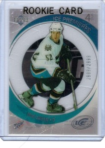 MIKE GREEN 2005-06 05/06 UD ICE PREMIERES IP ROOKIE CARD #237 SP RC #ed /2999