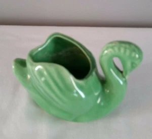 Vintage Green Swan Pottery Planter - Picture 1 of 6