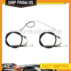For GMC K15/K1500 Suburban 1969 Front Rear Kit Parking Brake Cable 3PCS - Picture 1 of 8