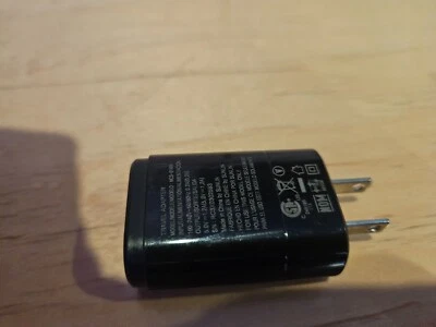 LG Travel USB Home Wall Charger Head Adapter MCS-02WR Single 5V/0.85A Black - Image 1 of 4