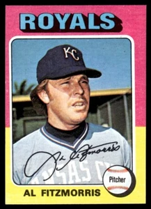 1975 Topps Mini Al Fitzmorris Kansas City Royals #24 - Bild 1 von 2