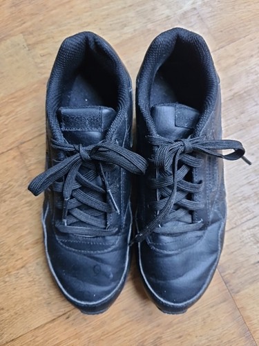 REEBOK SCARPE DA GINNASTICA UK4 NERE stringate basse