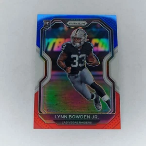 2020 Panini Prizm Football Lynn Bowden Jr. Red White Blue Rookie RC #374 Raiders - Bild 1 von 10