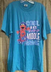Vintage Elmo Cool Is My Middle Name Delta T-shirt Size XL Made In USA - Picture 1 of 4