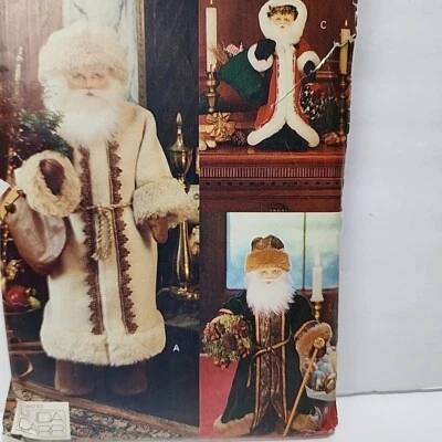 Vogue Patterns 8126 Craft Father Christmas 3 dolls LINDA CARR Sewing Pattern - Image 1 of 4